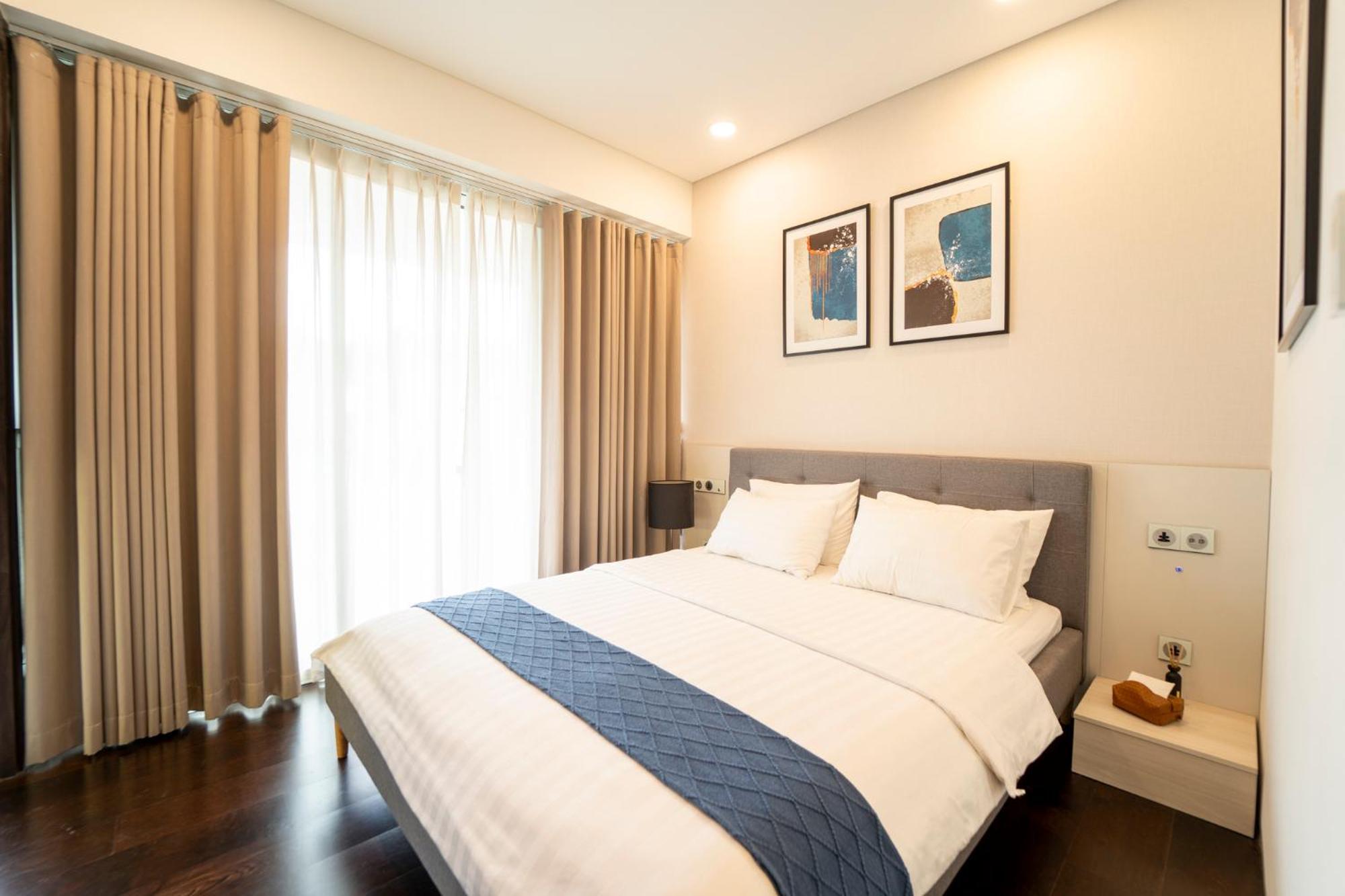 Serenity Saigon Sky Villas - Free One Way Airport Shuttle Ho Chi Minh City Bagian luar foto