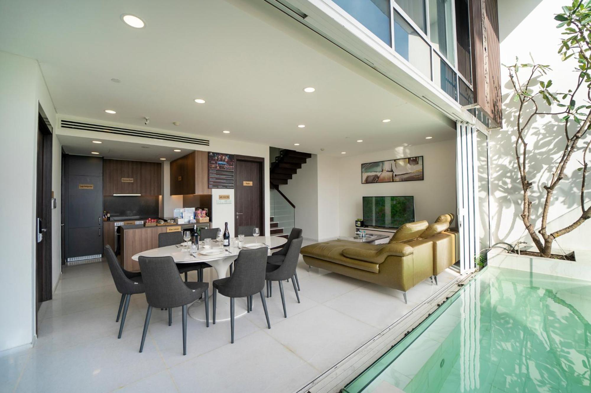Serenity Saigon Sky Villas - Free One Way Airport Shuttle Ho Chi Minh City Bagian luar foto