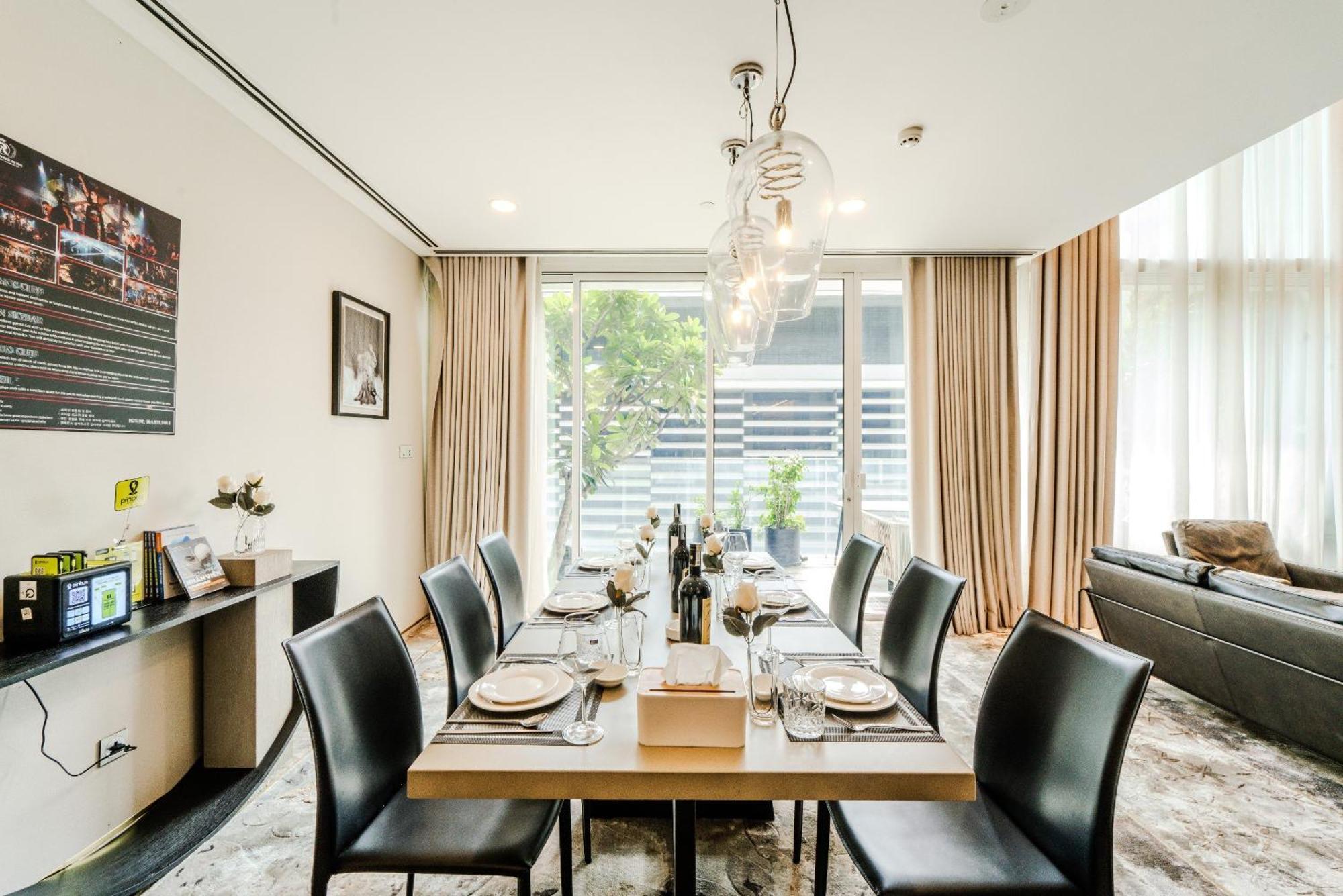 Serenity Saigon Sky Villas - Free One Way Airport Shuttle Ho Chi Minh City Bagian luar foto